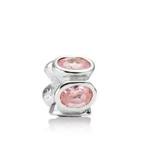 Pandora Pink Oval Lights Charm
